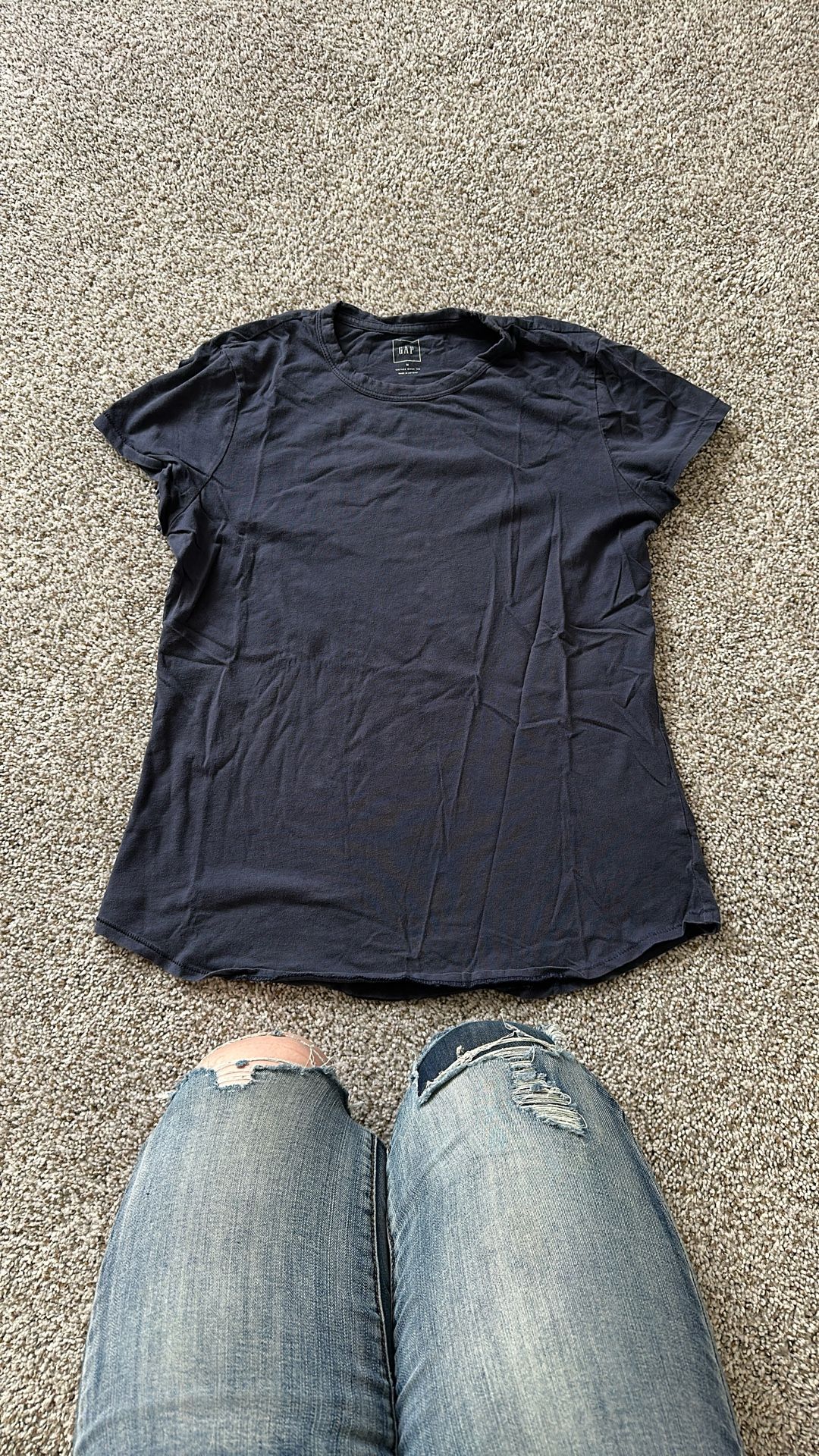 Navy Gap Vintage Wash Tee