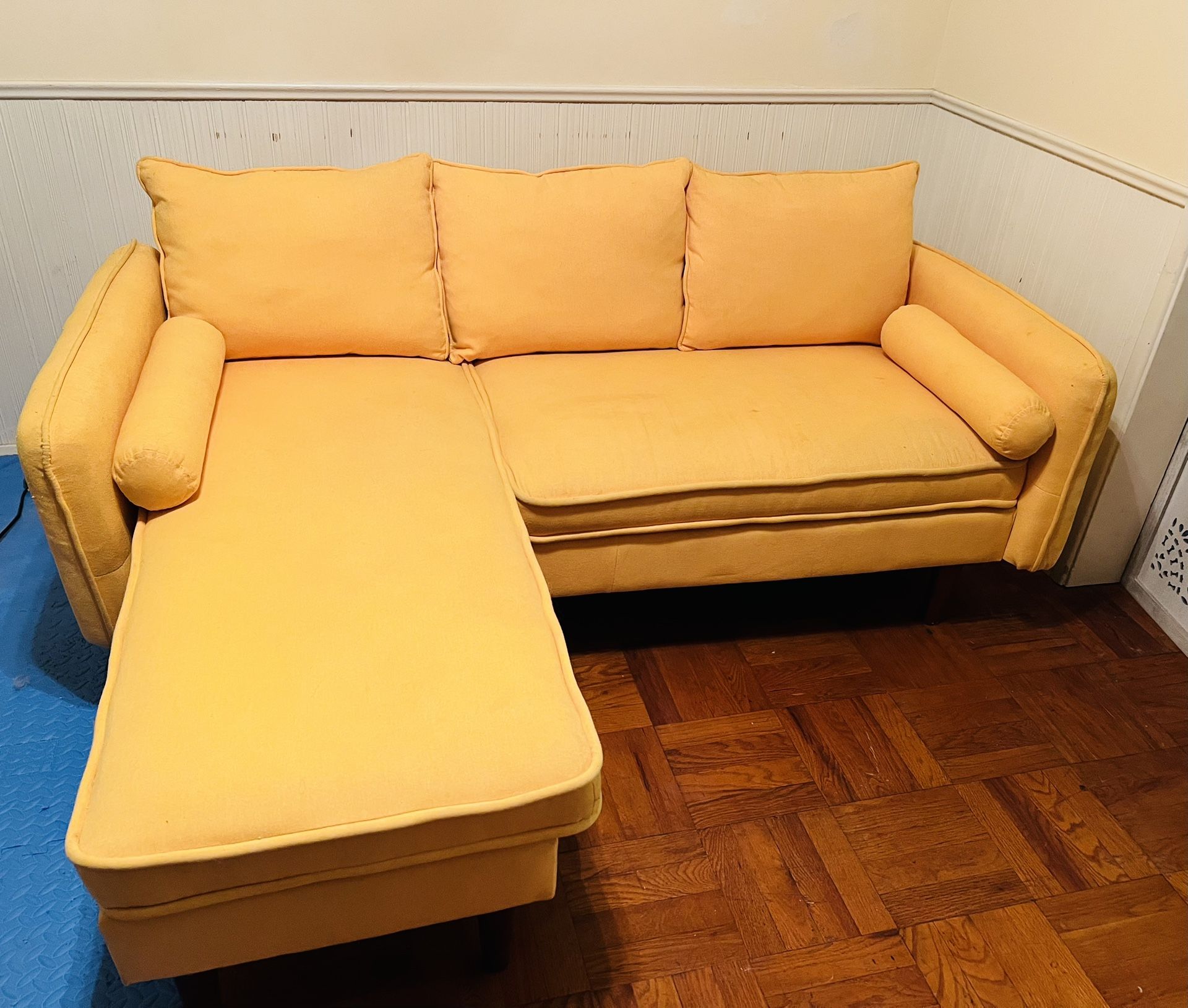 Yellow Sectional Couch