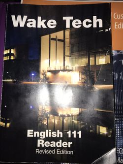 Wake Tech English 111 Reader