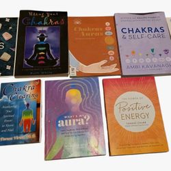 Chakra, Reiki & Energy Healing Book Bundle | Crystals, Auras, Positive Energy, Self-Care | 8 Books