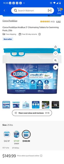 25 lb chlorine tabs