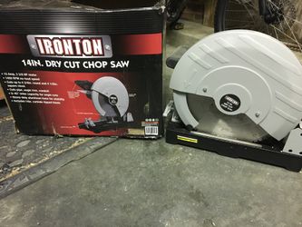 Ironton 14 inch saw