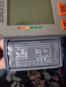 KONQUEST KBP-2910W Wrist Blood Pressure Monitor User Guide