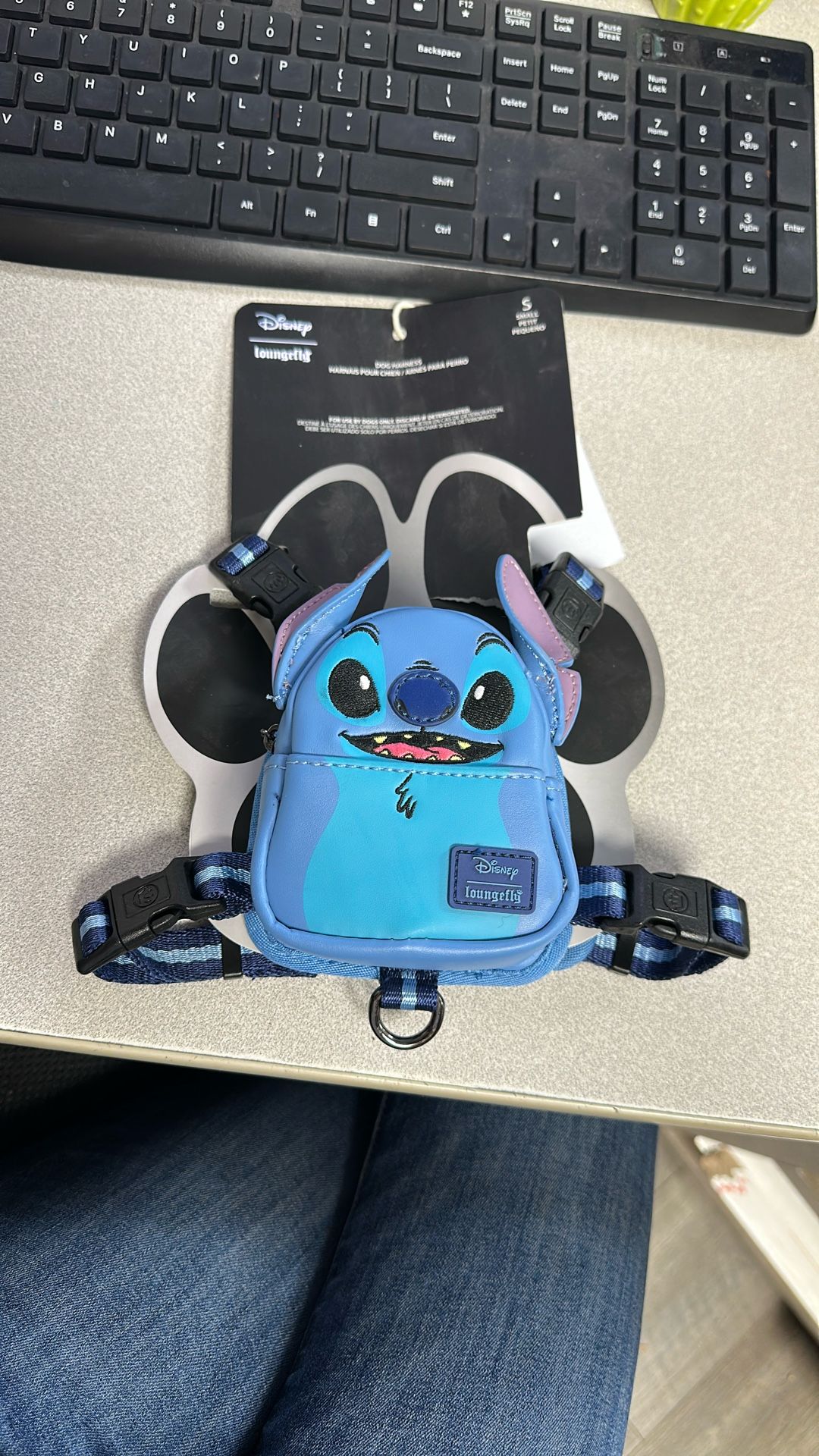 New Loungefly Disney Stitch Cosplay Backpack Dog Harness (SMALL).--