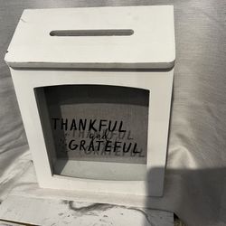 Thankful And Greatful Card Box 