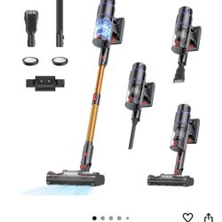 Brand New Cordless Vacuum Cleaner, 550W/50Kpa/70Mins Vacuum Cleaners for Home with Smart Auto Mode/LED Touch Display, Self-Standing Cordless Stick Vac