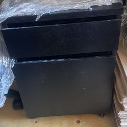 Dark Brown Filing Cabinet