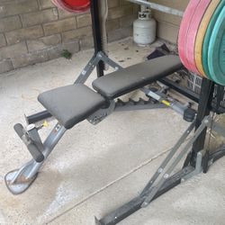 Olympic Weights And Bench Set 