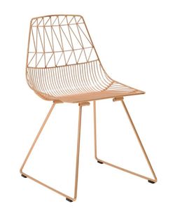 Lucy Chairs Set Of 4 In Copper