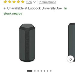 Sony XE300 Portable Bluetooth Wireless Speaker