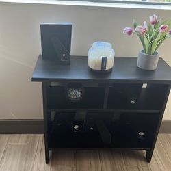 Black decor table