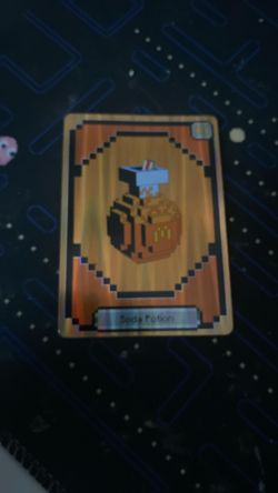 Minecraft Soda Potion Skin,card,toy