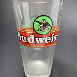Vintage Budweiser Glass Cup Beer Mug
