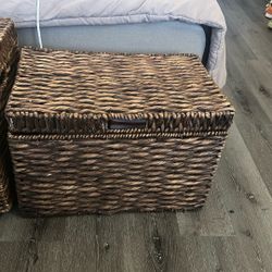 Wooden Storage Bin
