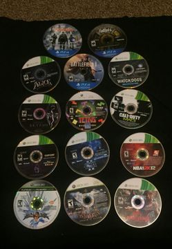 Ps4 and Xbox 360 games!