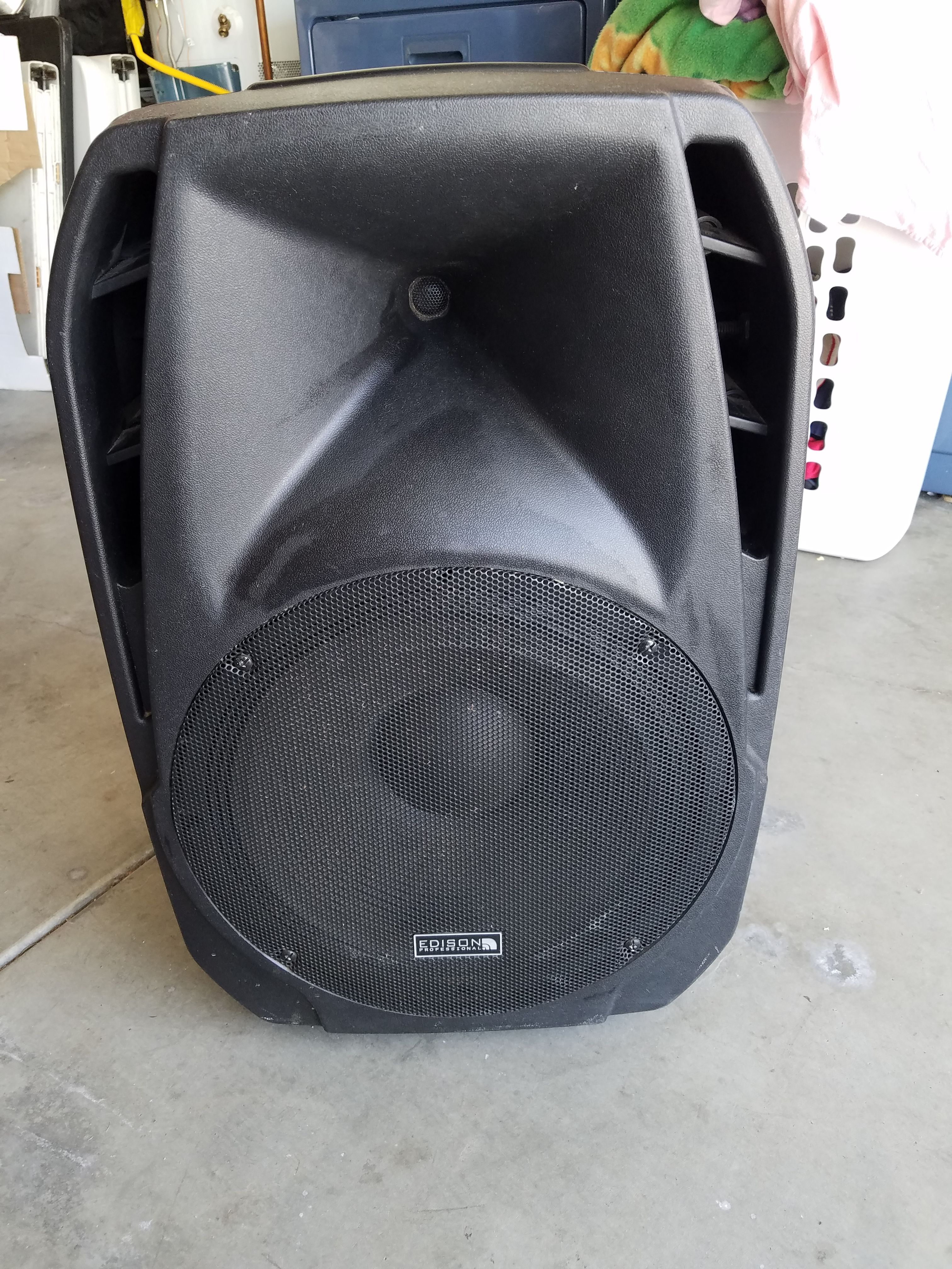 Edison professional 15" PA speaker with tweeter