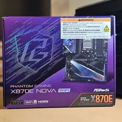 ASRock X870E Nova WiFi – AM5 | DDR5 | USB4 | PCIe 5.0