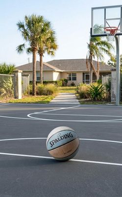 🏀 Perfect Condition! Spalding Fast Break Size 7 Basketball
