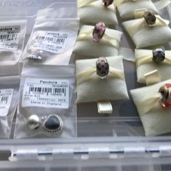 PANDORA STERLING SILVER CHARMS,AUTHENTIC,NEW!  EACH $20.+
