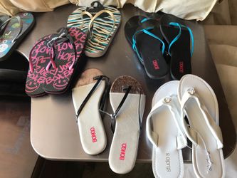 Flip flops size 10 $5 each