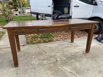 Antique Library Desk Table