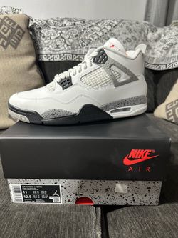 Jordan 4 White Cement