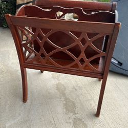 Vintage Butler Magazine Holder