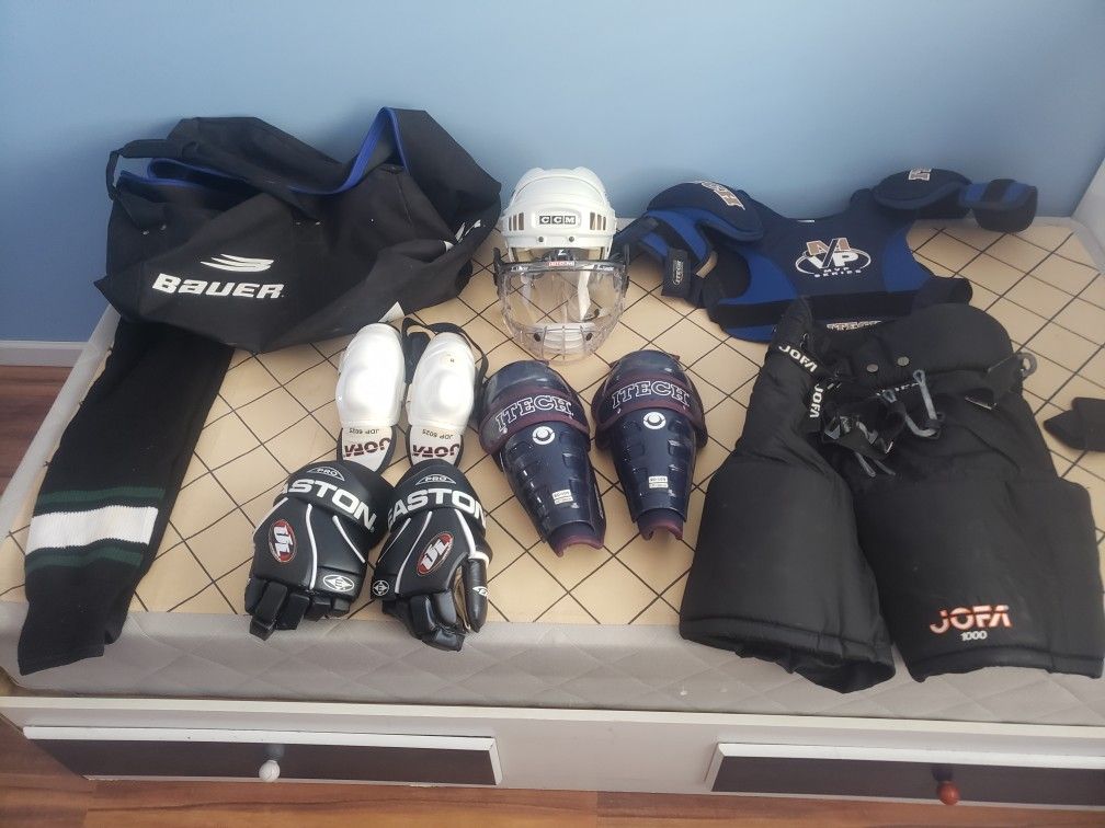 Youth hockey gear