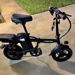 Brand new Ask Go folding electric bike