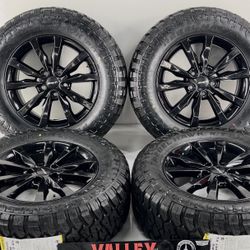 18” Oem jeep  Grand Cherokee  Rims wheel Package  5x127mm Triple black  ———-$1580—— No exchange  No trade in  Just cash carry price  Oem new  W Offroa
