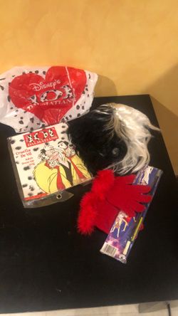 Halloween Cruella Wig And Accessories 