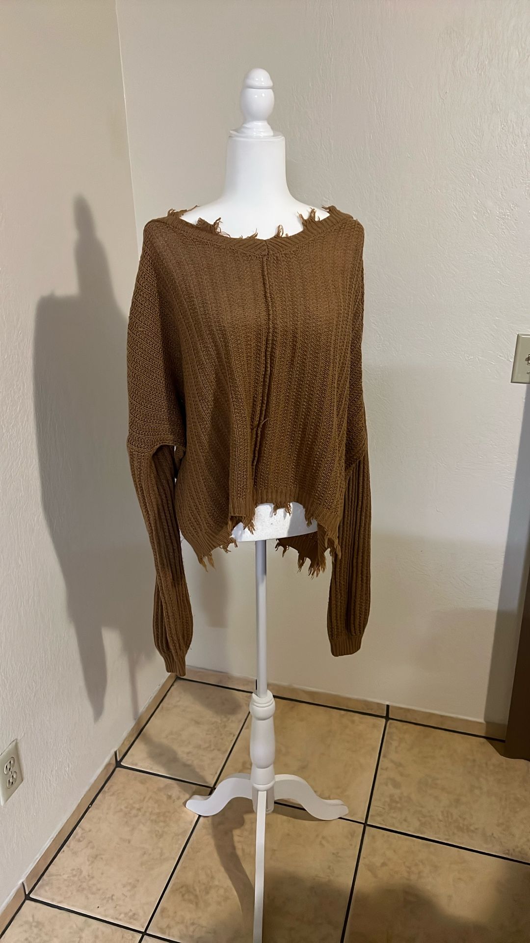 Brown Fall Sweater 