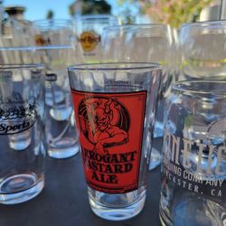 Beer Glasses and Pitcher