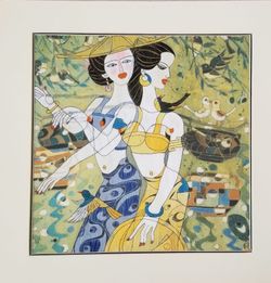 Two Ladies Artwork