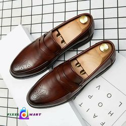 Men Dress Shoes Inner High Loafers Men Shoes Casual Shoe Man Fit Classic Party British Men's Height-increasing Shoes

