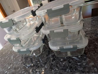 Meal prep container glass - 2$ each