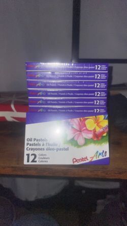 Pentel Arts Oil Pastels 12 Colors (12 units)