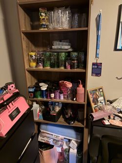 6 shelf bookshelf