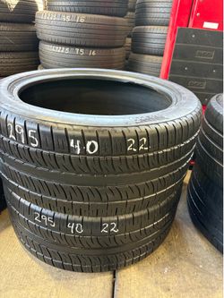 295/40r22 Two Pirelli Tires Available