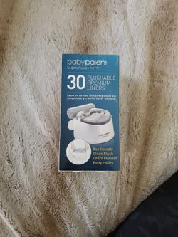 Baby potty training flushable liners