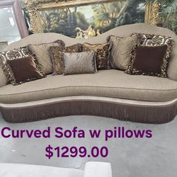 Sofa Curved Large We are located at 2811 East Bell road. Another Time Around Furniture.