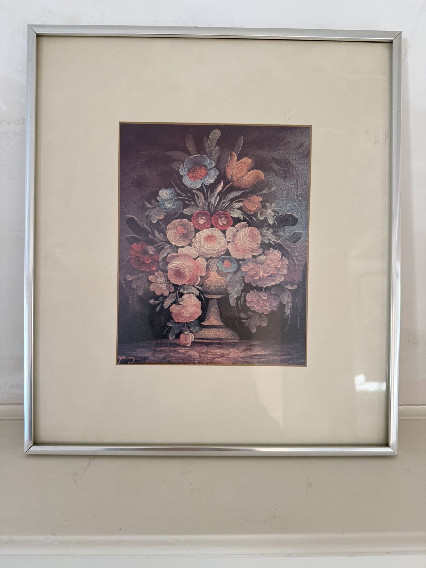 Framed Floral Art Print