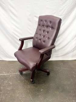 Executive Office Chair , Burgundy
