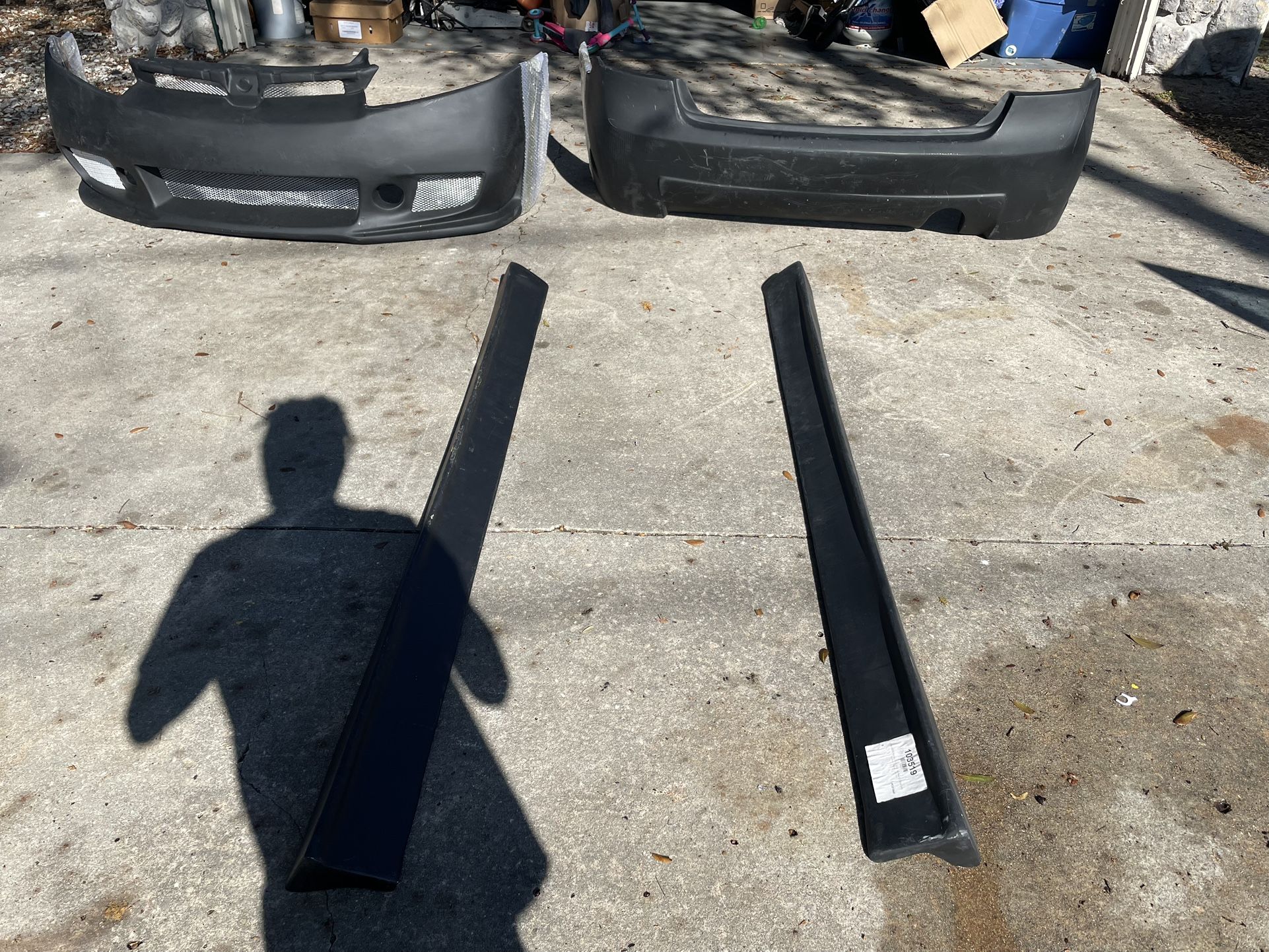 2006 2011 Honda Civic Four Door Body Kit Dura Flex Side Swifts