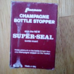 CHAMPAGNE BOTTLE STOPPER!!