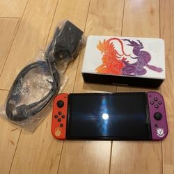  HACKED OLED Nintendo Switch (pokemon scarlet&violet edition)