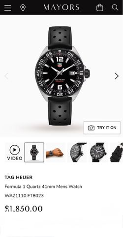 TAG Heuer Formula 1 Quartz Men's Watch