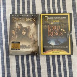 Lord Of The Rings Sealed DVD collectibles 