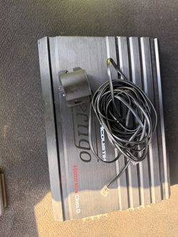 Car system amplifier & capacitor