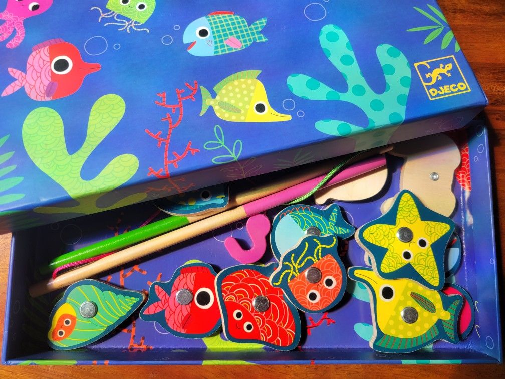 Djeco Magnetic Fishing Toy Game For Toddlers